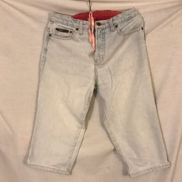 l.e.I. Denim Capris Size 7/8 - Picture 1 of 6